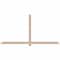 Ekena Millwork Eugene Smooth Timber Gable Bracket, Douglas Fir, 96"W x 48"H x 3 1/2"D x 3 1/2"F, 12/12 Pitch GBW096X48X0404EUG00SDF - alternate 1